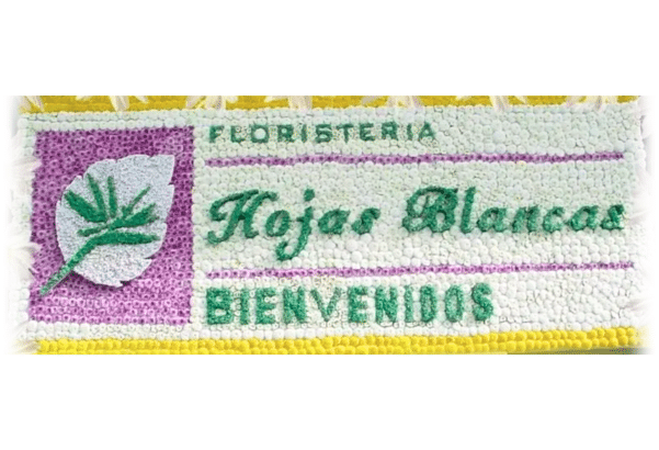 Silleta de Flores - Floristeria Hojas Blancas - Feria de Flores - Silleteros Medellín