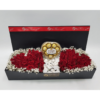 caja de rosas con chocolates ferrero