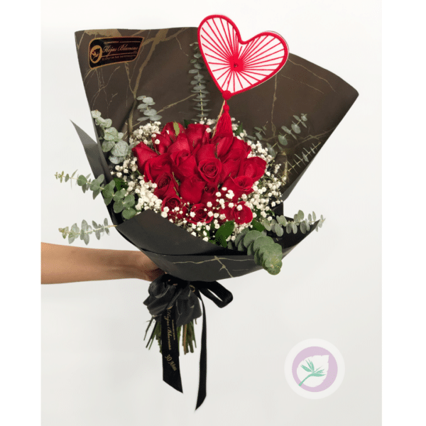 Bouquet de rosas rojas