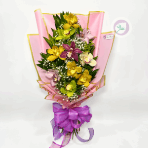 hermosos ramillete de orquideas para felicitar con envio GRATIS en Medellín, área metropolitana y el oriente Antioqueño. ¡cómpra ahora!